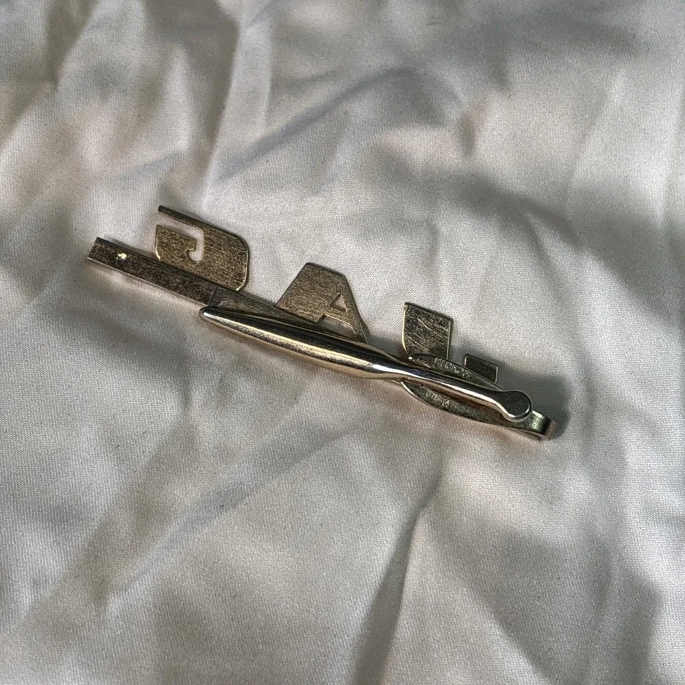 Vintage Hickok USA Tie Clip w/‎ Tie Tack PARTS Repair 2-Piece Lot